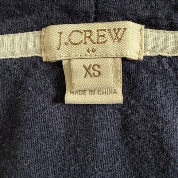 J.CREW Gray Full Zip Hoodie Sweatshirt XS - Picture 13 of 14